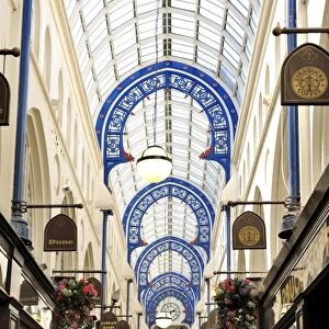 Interior of Thorntons Arcade, Leeds, West Yorkshire, England, United Kingdom, Europe