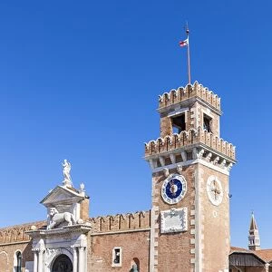 Porta Magna at the Venetian Arsenal (Arsenale di Venezia), a Byzantine shipyard and armoury