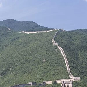 Restored section of the Great Wall, UNESCO World Heritage Site, Mutianyua