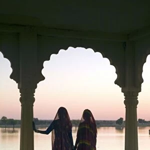 Women In Traditional Dress, Jaisalmer, Western Rajasthan, India