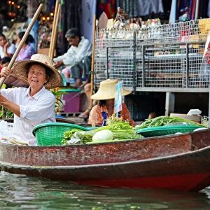 Damnoen Saduak Floating Market, near Bangkok, Thailand