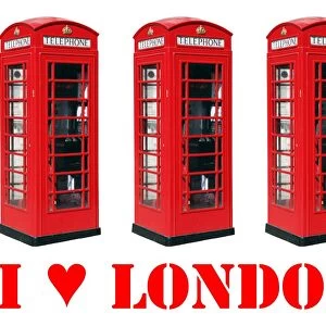 Souvenir I Love London Red Telephone Box