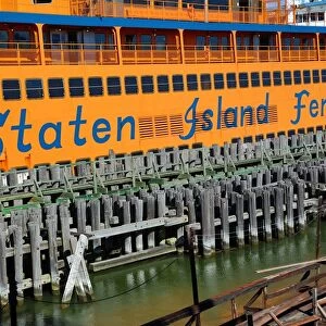 The Staten Island Ferry, New York. America