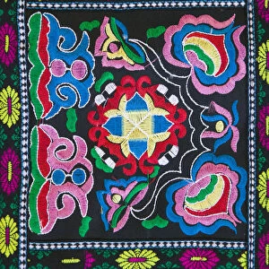 China, Yunnan Province, Lijiang, Baisha village, embroidery