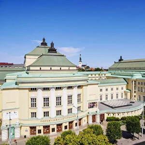 Estonian National Opera House, elevated view, Tallinn, Estonia