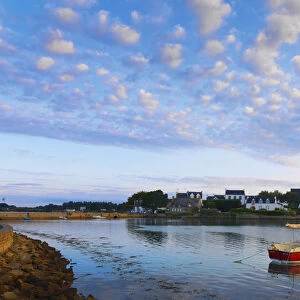 France, Brittany, Morbihan, Belz, Etel river, St. Cado