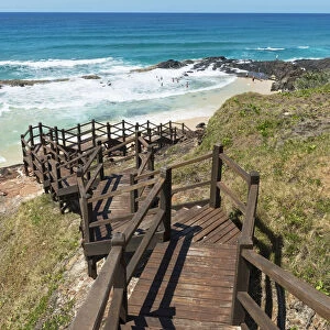 Path leading to the sea, Fraser Island, Queensland, Australia