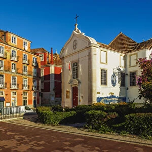 Portugal, Lisbon, View of the Santa Luzia Church