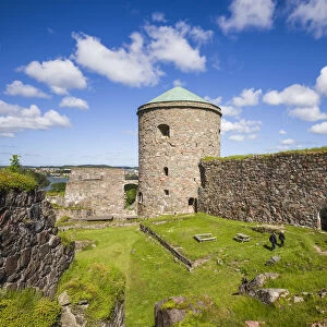 Sweden, Bohuslan, Kungalv, 14th century midieval fortress, Bohus Fastning