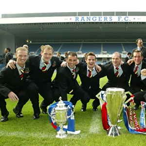 Rangers: Triumphant Return to Ibrox with the Treble - 31/05/03