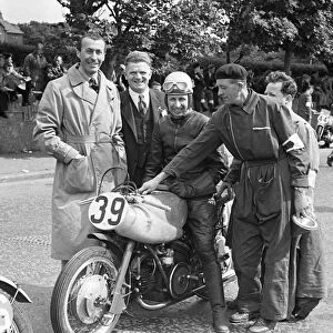 Bob Foster (Guzzi) 1950 Senior TT