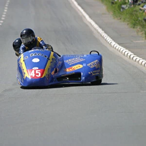 Dan Clark & Nigel Mayers (Heys Honda) 2005 Sidecar TT