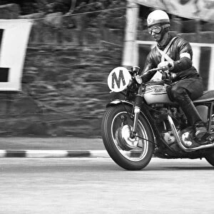 Dennis Craine (Triumph) Travelling marshal 1964 TT