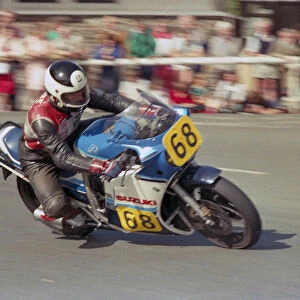 Mike Allen (Suzuki) 1987 Senior Manx Grand Prix