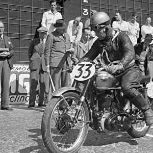 Reg Slinn (BSA) 1948 Junior Clubman TT