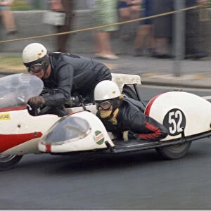 Ron Smith & J Forrest (Triumph) 1970 500 Sidecar TT