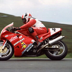 Steve Cull (Ducati) 1990 Senior TT