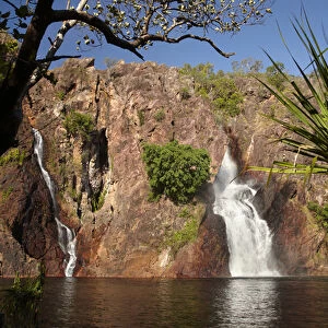 Cascade of Wangi Falls, Litchfield National Park, Northern Territory, Australia