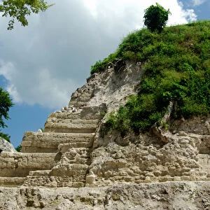 Central America, Guatemala, Yaxha. Ruins of Preclassic & Classic Period Mayan civilization