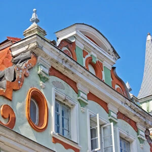 Historic buildings in the old town, Tallinn, Estonia