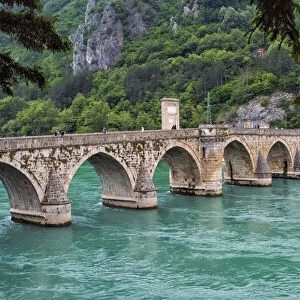 Mehmed Pasha Sokolovic Bridge on the Drina River, UNESCO World Heritage Site, Visegrad