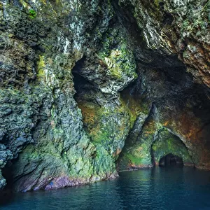 Painted Cave, Santa Cruz Island, Channel Islands National Park, California, USA
