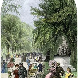 Central Park in New York City, 1880s