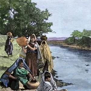 Pueblo women in New Mexico