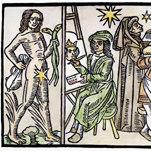 ALLEGORY OF MERCURY, 1496. Personification of Mercury, the planet of science