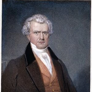 FELIX GRUNDY (1777-1840). American senator. Stipple engraving, 1836, after a painting by W. B. Cooper