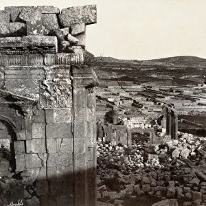 JORDAN: JERASH. Ruins of the Propylaeum and the Roman city of Jerash, Jordan. Photograph