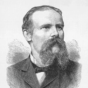 SIR BENJAMIN BAKER (1840-1907). English civil engineer. Line engraving, 1890