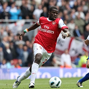 Emmanuel Eboue vs. Lee Bowyer: Arsenal's Win Against Birmingham City (2:1), Barclays Premier League, October 16, 2010