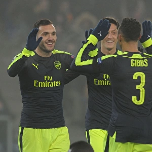 Lucas Perez Scores Arsenal's Second Goal in UEFA Champions League Match against FC Basel (2016-17)