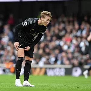 Martin Odegaard in Action: Fulham vs Arsenal, Premier League 2022-23