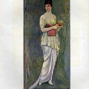 La Esfera 1918 1910s Spain cc womens portraits dresses fans