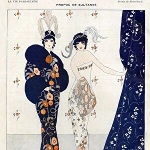 La Vie Parisienne 1912 1910s France Brunelleschi illustrations womens oriental exotic