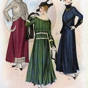 Le Costume Royal 1915 1910s USA cc womens dresses hats