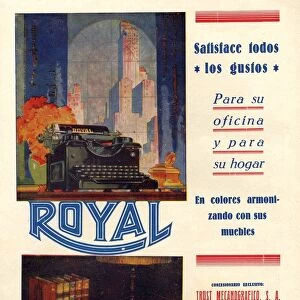 Royal 1950 1950s Spain typewriters