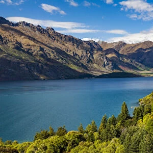 Lake Wakatipu in Otago, New Zealand