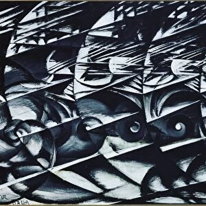 Abstract Speed (The Car Has Passed), 1913, oil on canvas