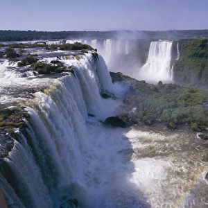 Brazil, Parana State, Iguacu National Park, Foz do Iguacu, Iguacu waterfalls