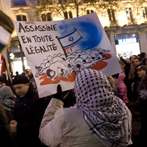 Demonstration in Paris on January 3