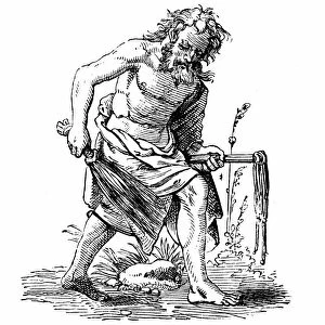 Flagellant: 16th century woodcut by Jost Amman. Sect, founded 1260, whipped themselves