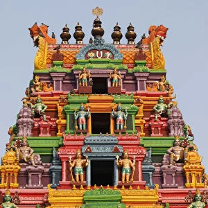 Hindu temple gopuram