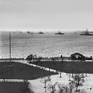 The Navy Fleet In New York Bay