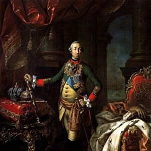 Portrait of Peter III, 1762. Oil on canvas. Alexei Petrovich Antropov (1716-1795)