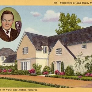 Postcard of Residence of Bob Hope. ca. 1941, 816--Residence of Bob Hope, North Hollywood, California. Star of NBC and Motion Pictures