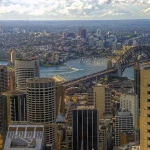 Aerial view of North Sydney and Lavender Bay