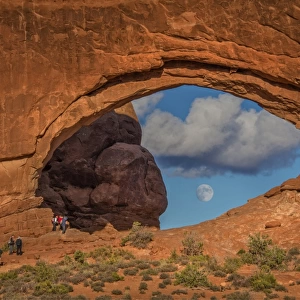 Amazing landscape found in the Arches National Park, Utah, USA